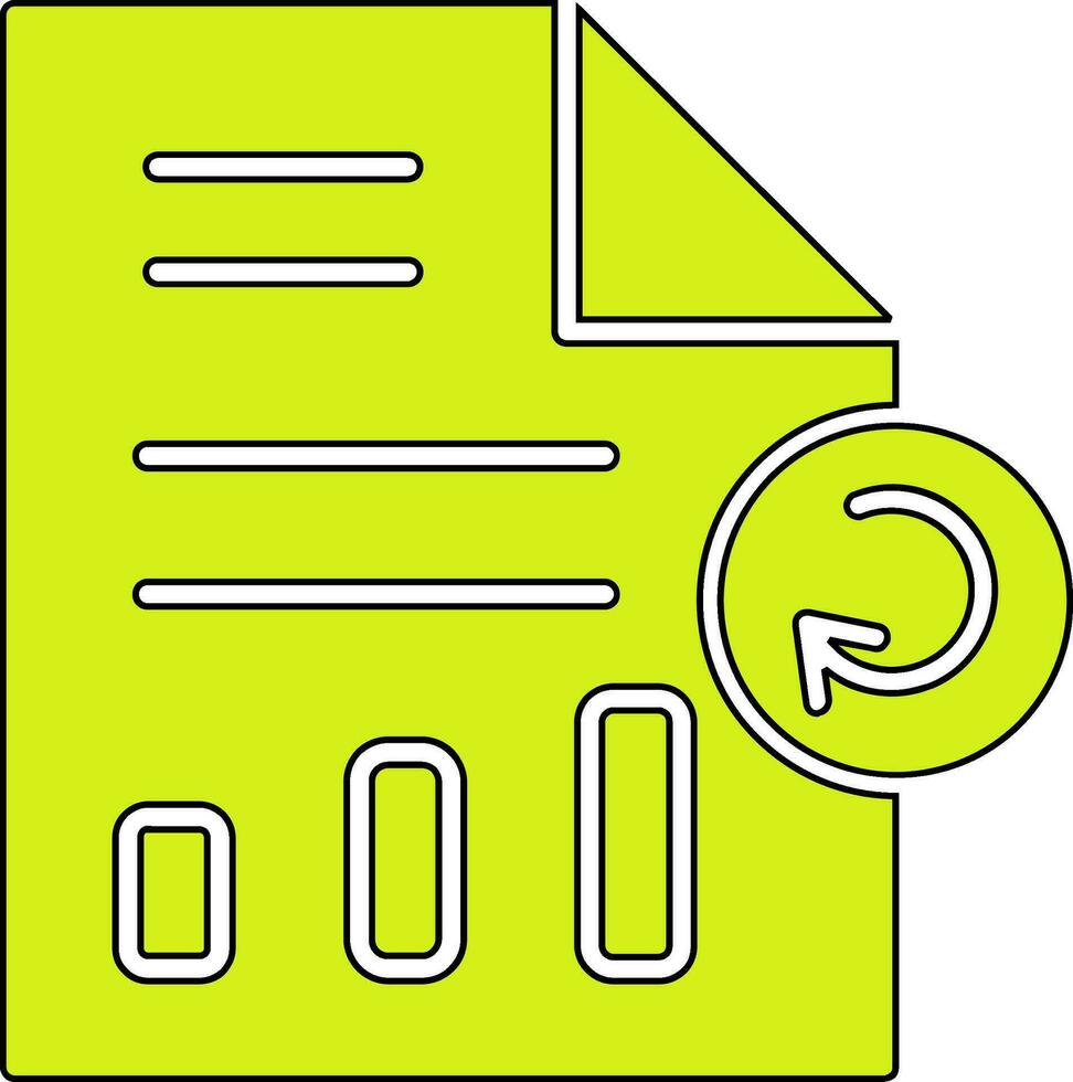 Refresh Data Vector Icon