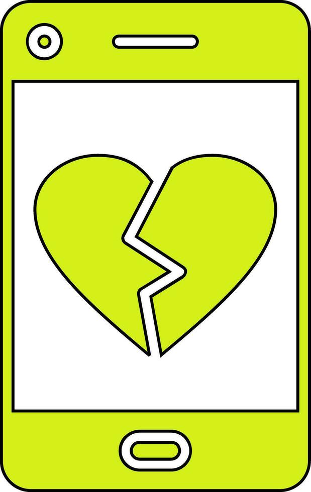 Heart Break Vector Icon