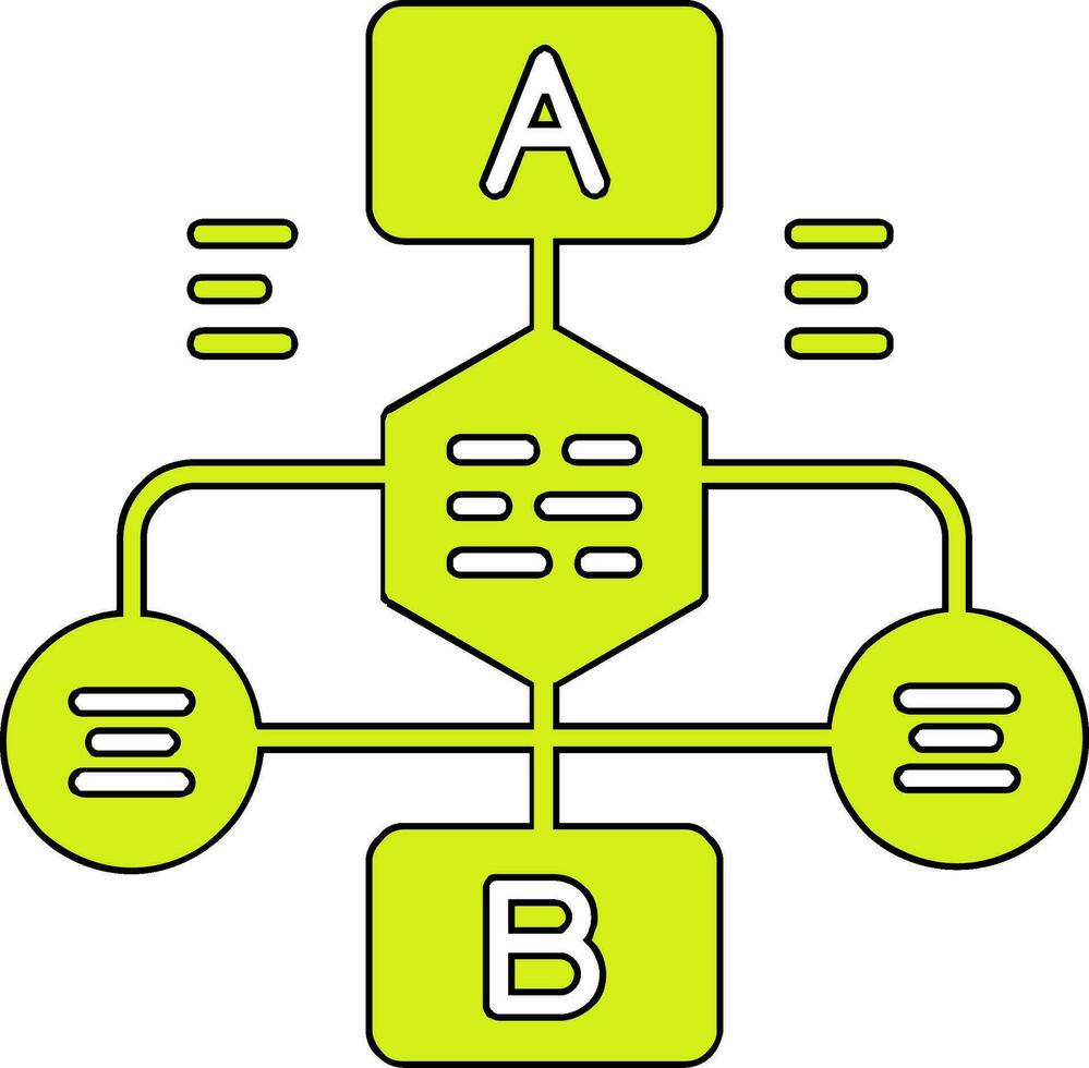 Flowchart Vector Icon 36812970 Vector Art at Vecteezy