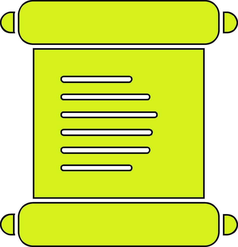 Parchment Vector Icon