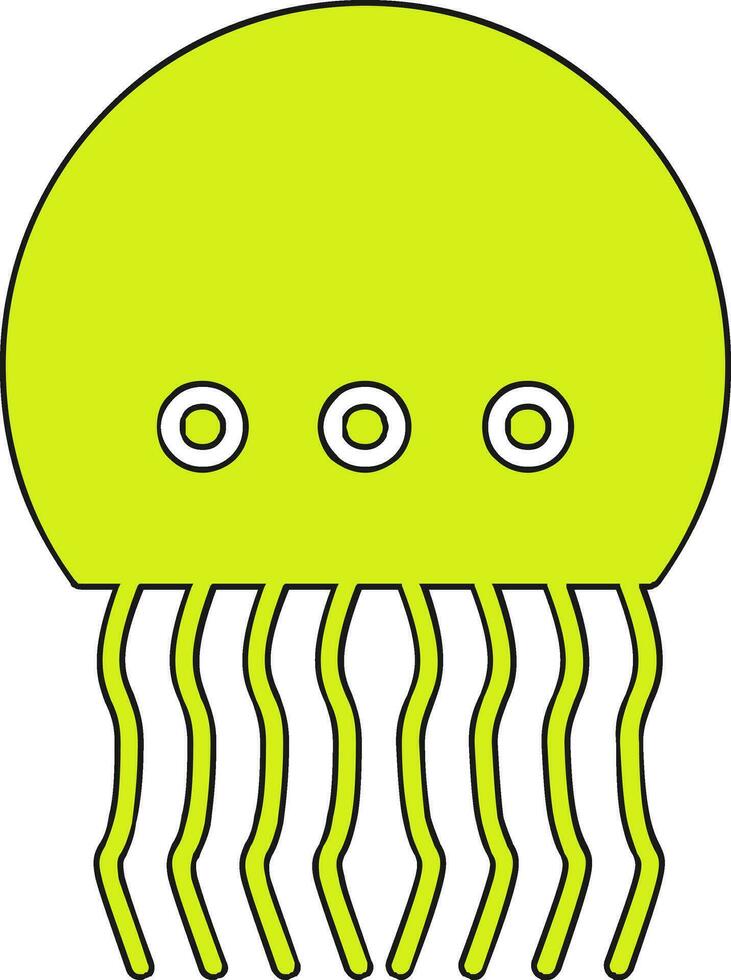 Jellyfish Vector Icon