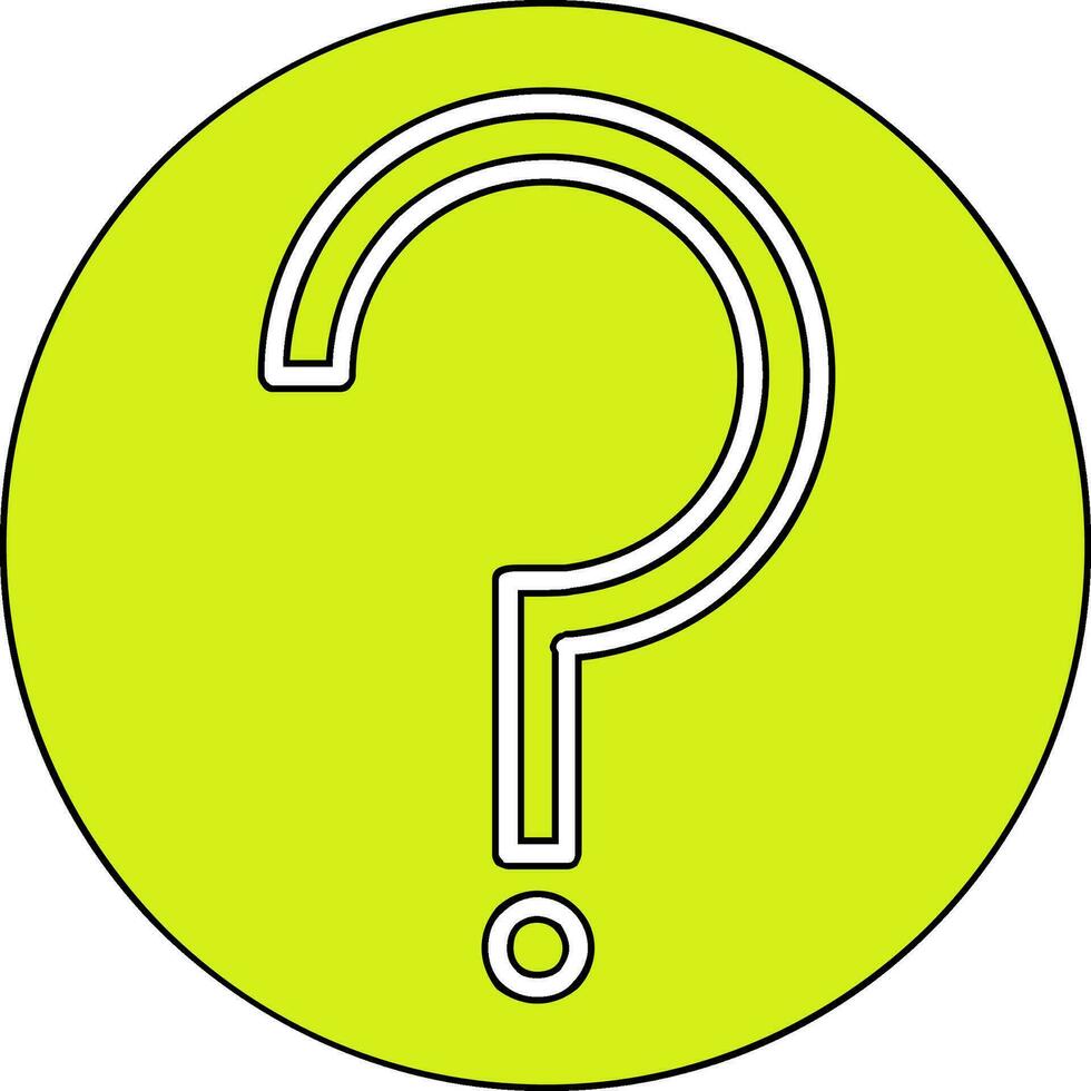 Question Mark Vector Icon