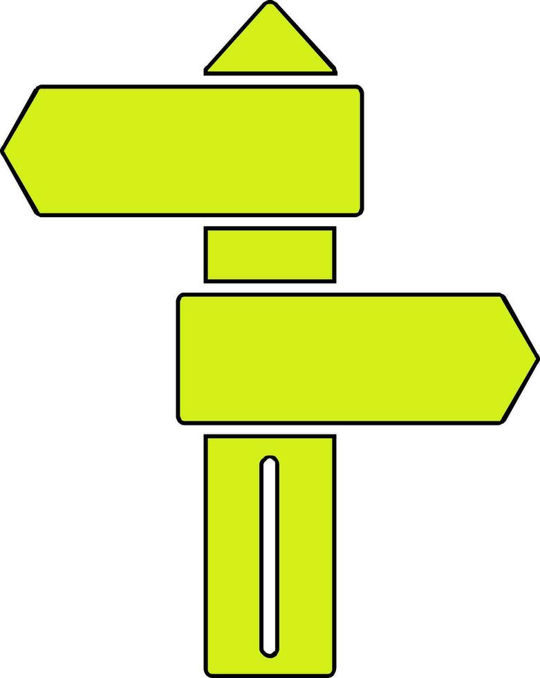 Sign Board Vector Icon