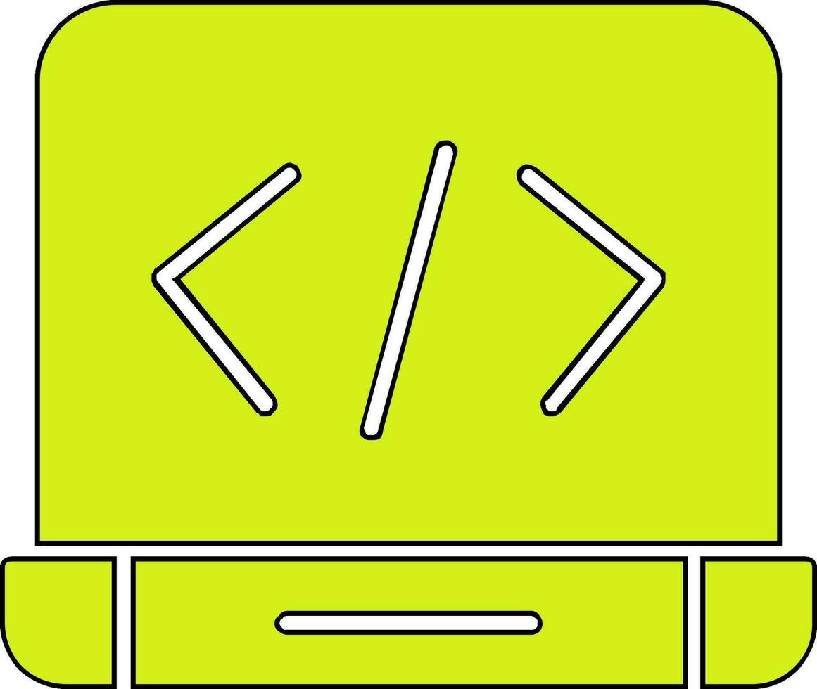 Web coding Vector Icon