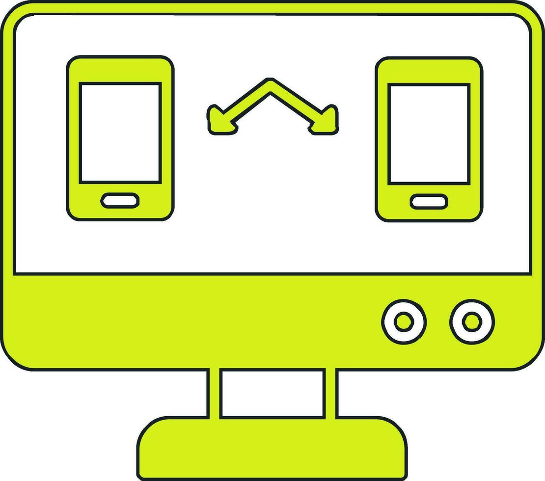 Data Transfer Vector Icon