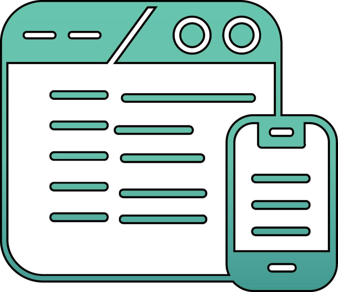 Responsive Vector Icon