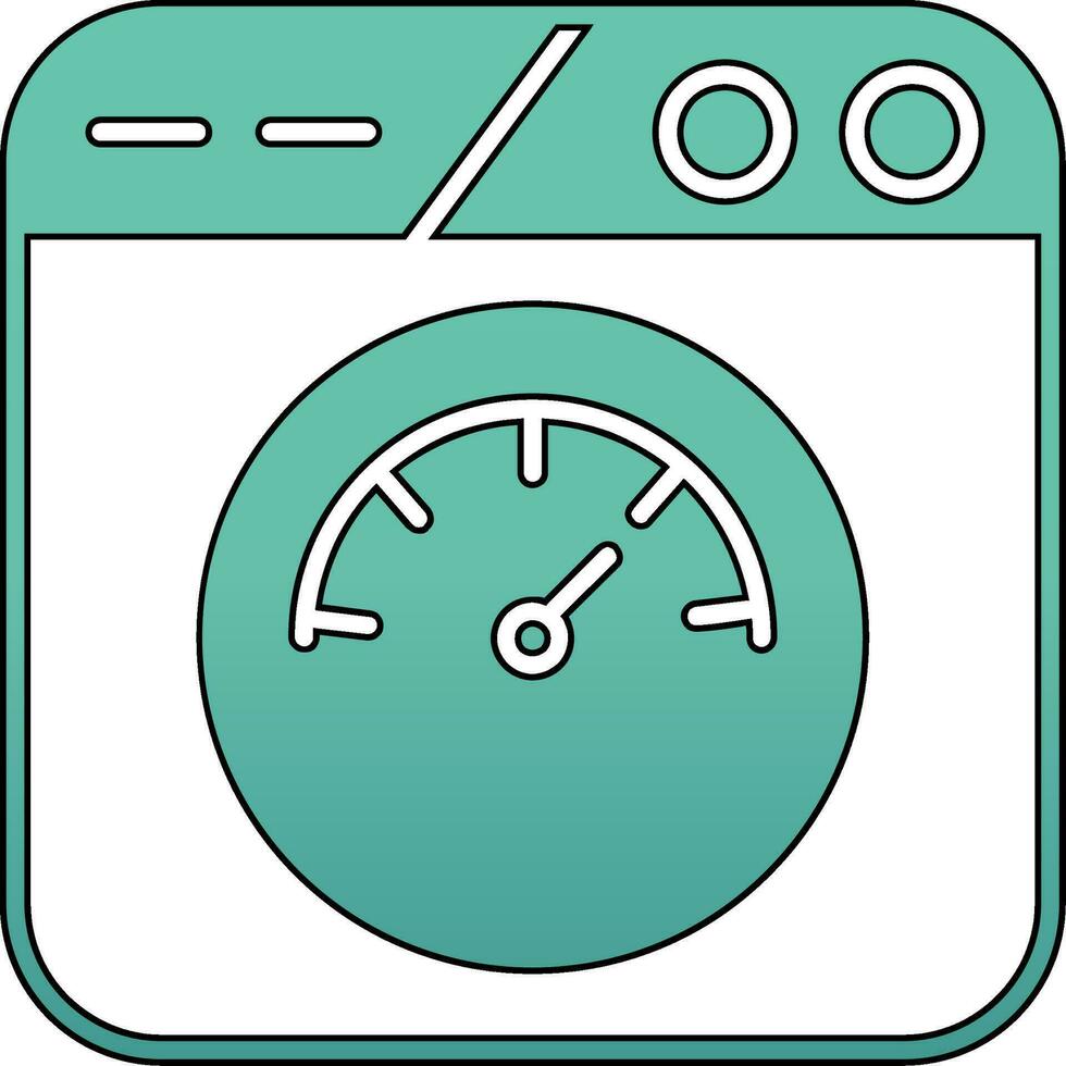 icono de vector de velocidad de página