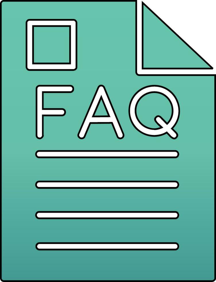 Faq Vector Icon