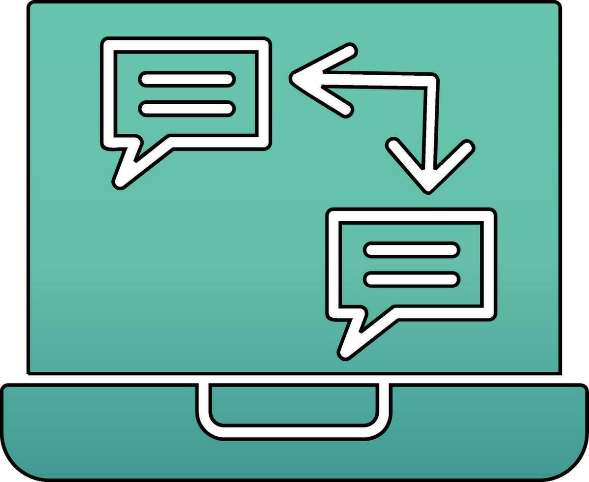 Send Message Vector Icon