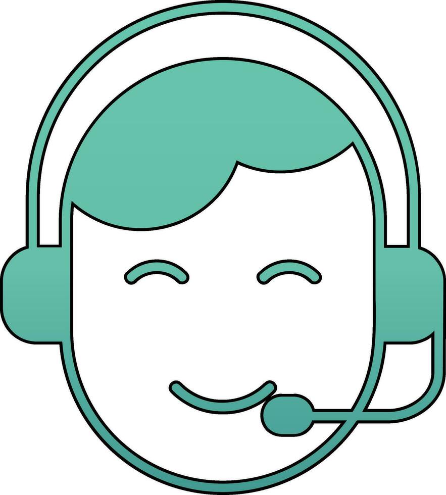 Customer Service Agent Vector Icon