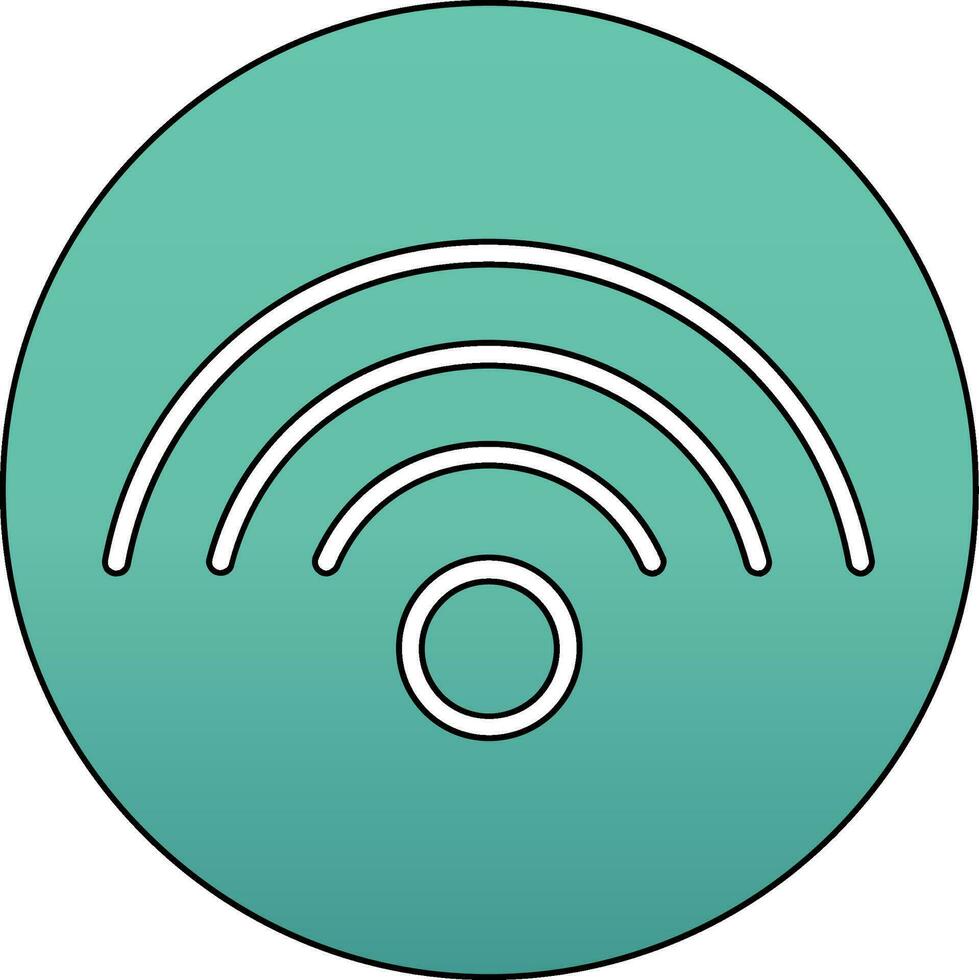 icono de vector de señal wifi