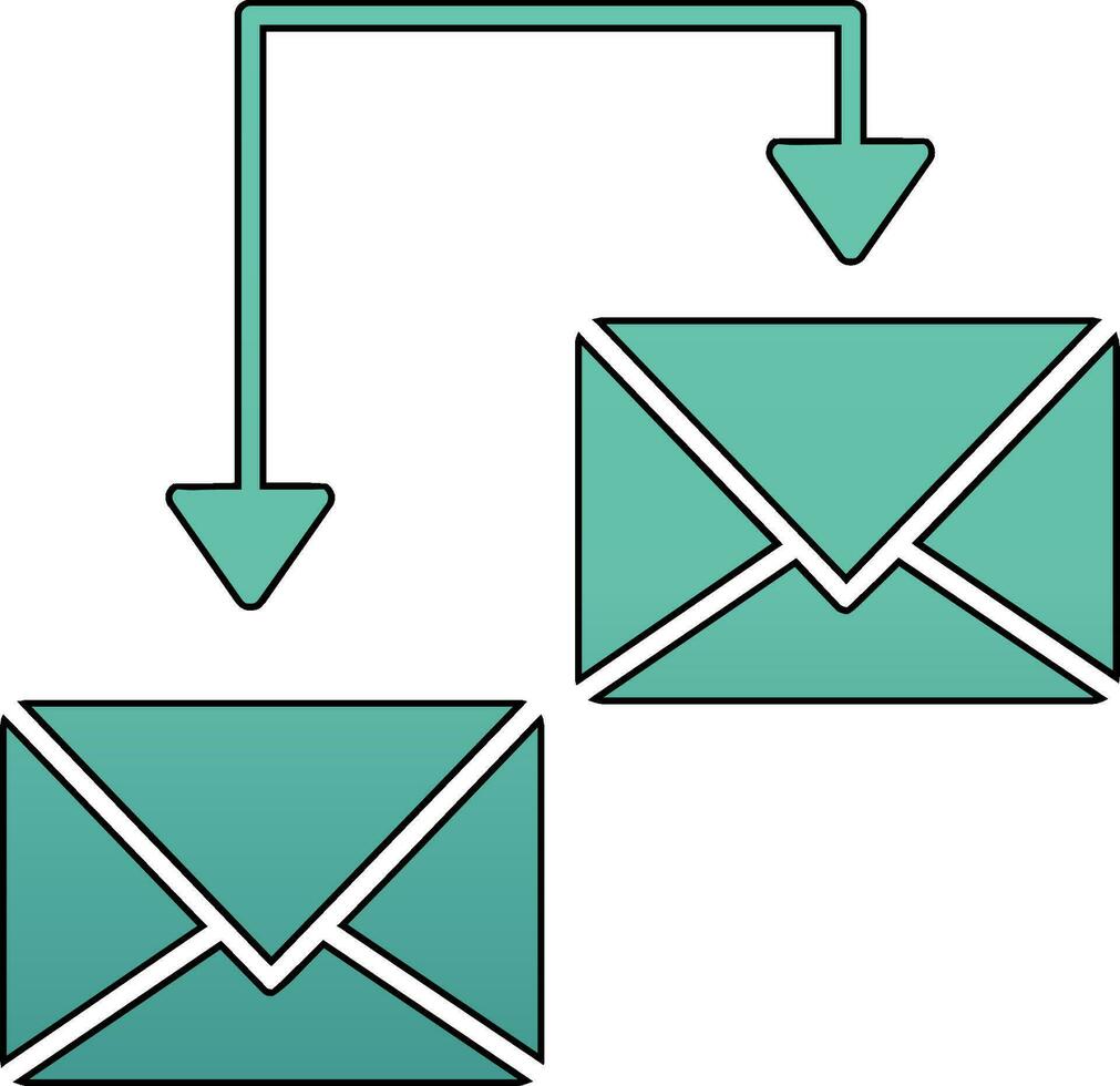 Exchange Mails Vector Icon