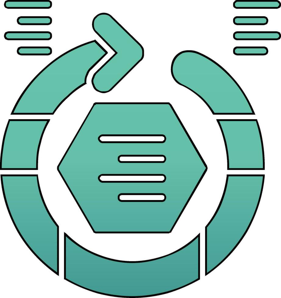 Circular Arrow Vector Icon
