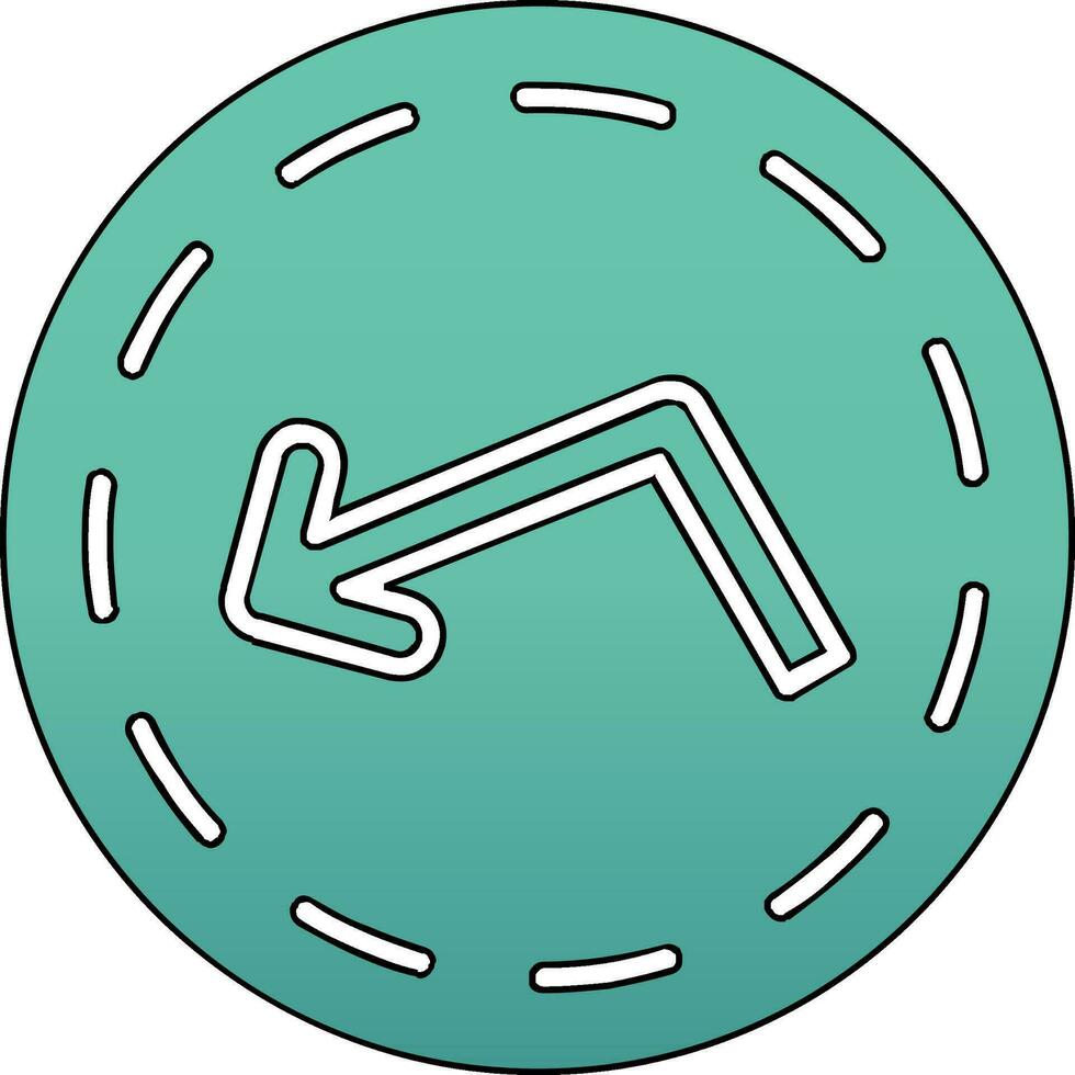 Bottom Left Vector Icon