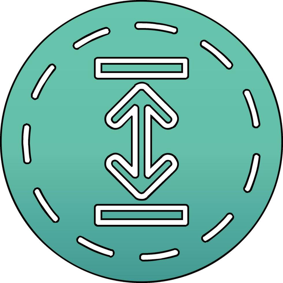 Between Vector Icon