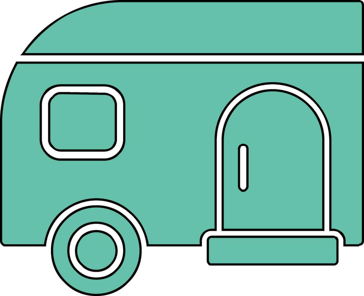 Caravan Vector Icon
