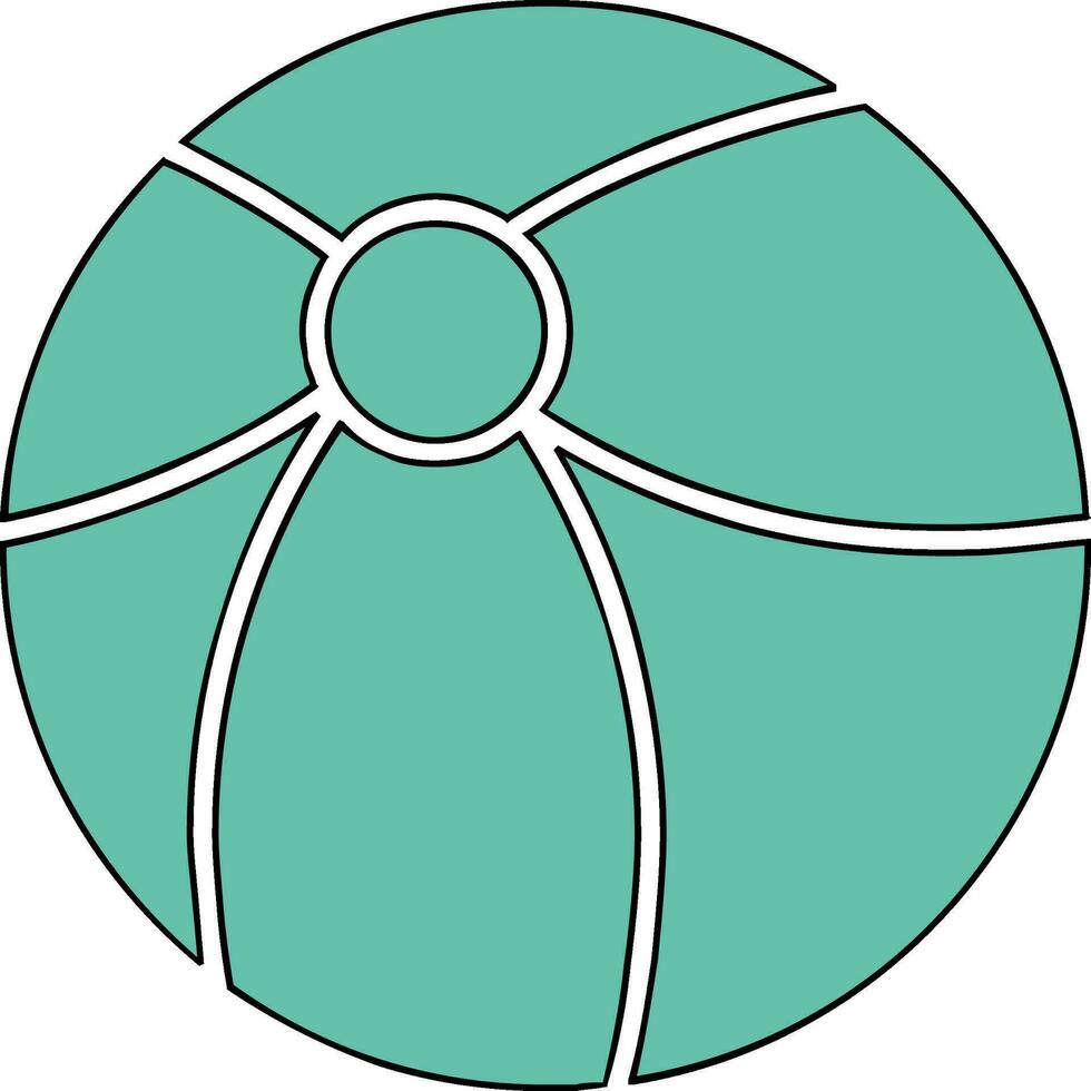 Beach Ball Vector Icon