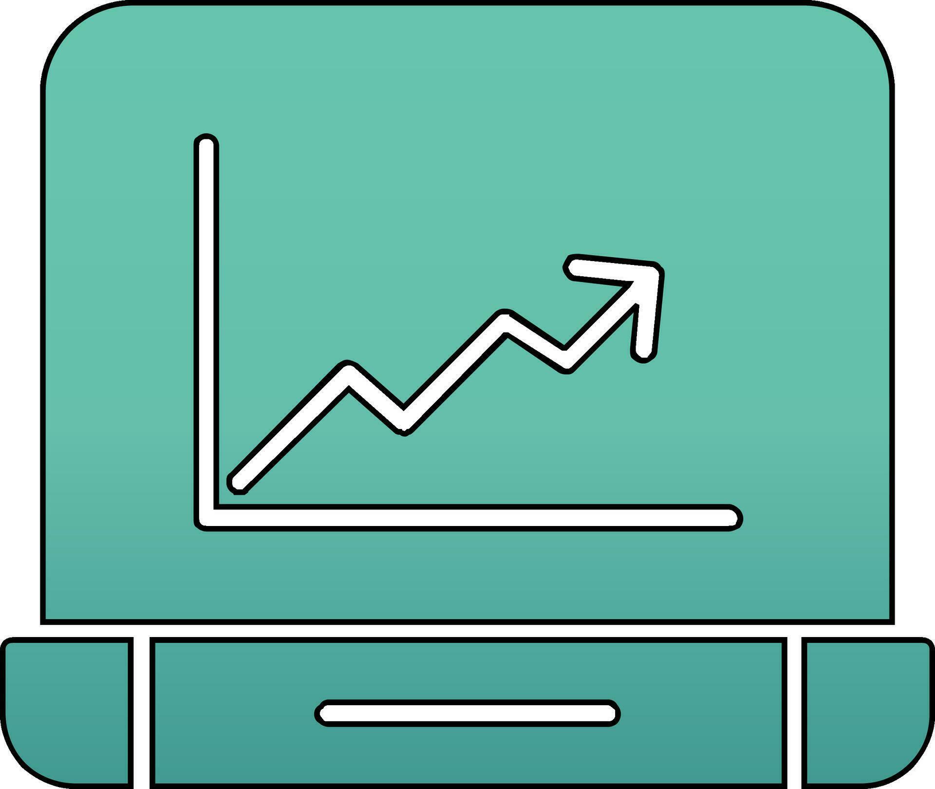 Progress Chart Vector Icon 36814372 Vector Art at Vecteezy
