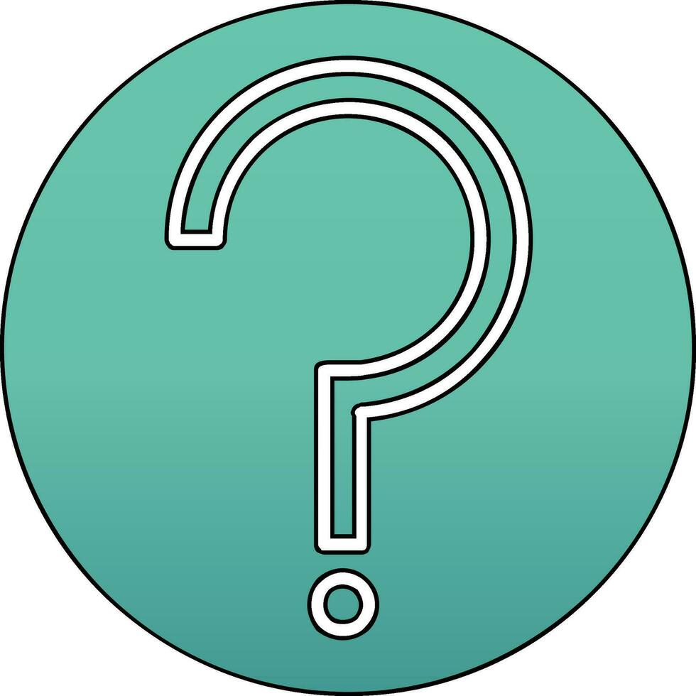 Question Mark Vector Icon