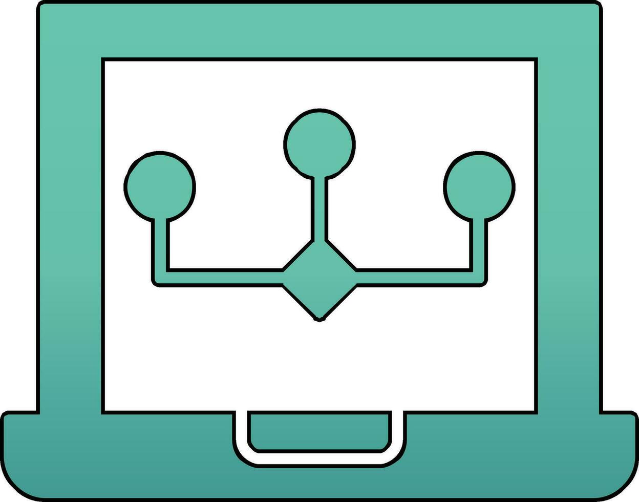 Data Modeling Vector Icon