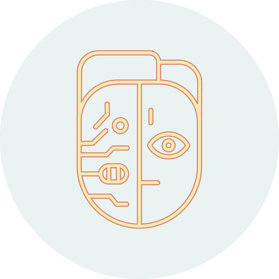 Cyborg Vector Icon