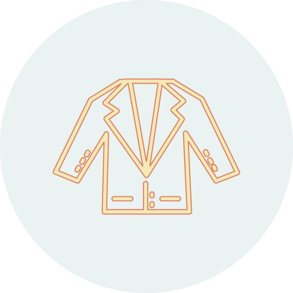 icono de vector de traje