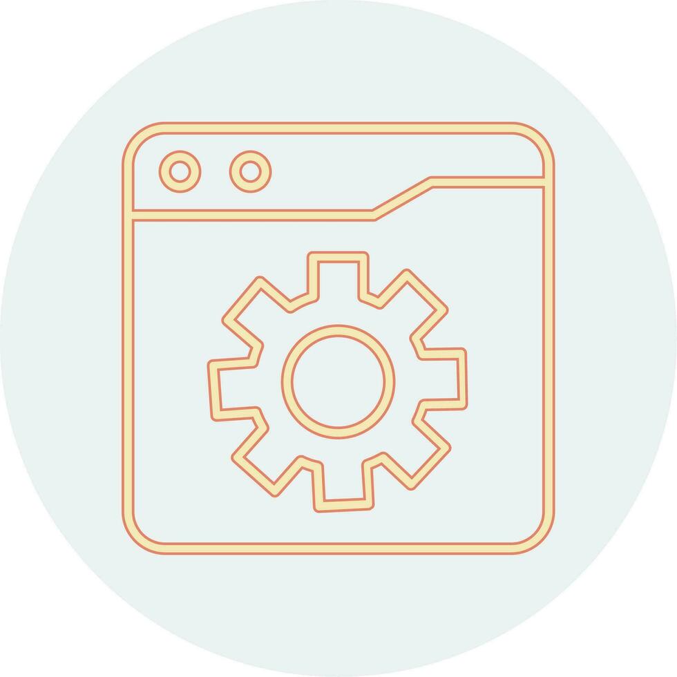 Web Settings Vector Icon