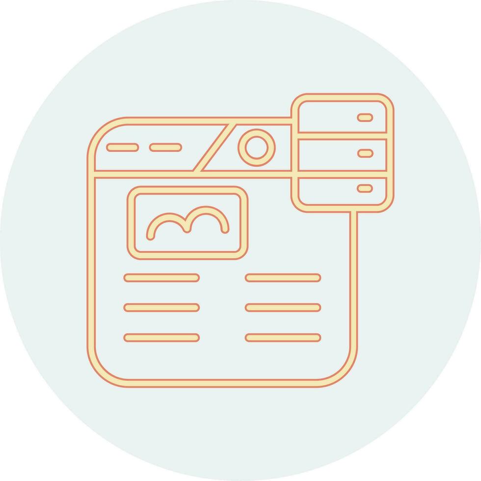 Web Hosting Vector Icon