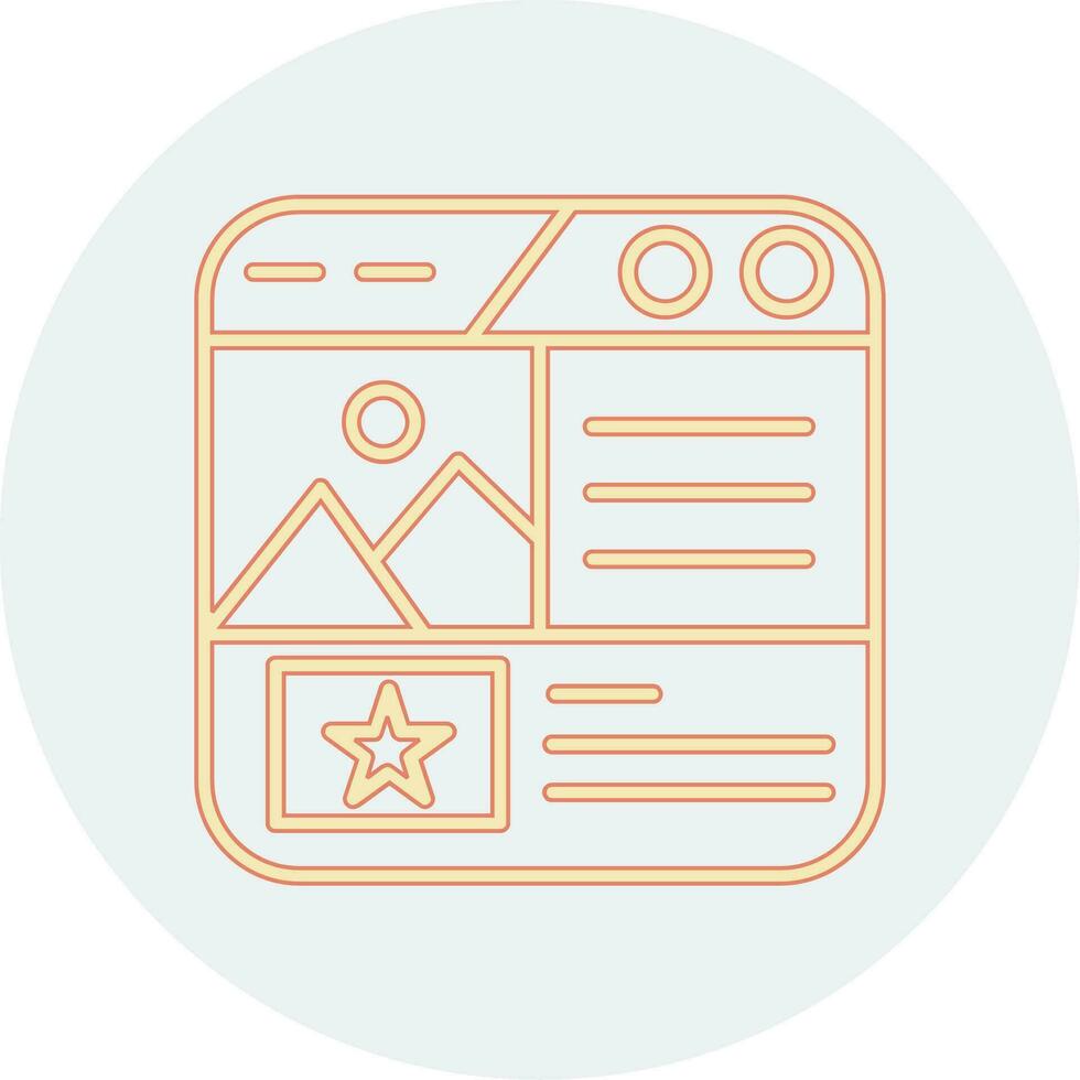 Landing Page Vector Icon