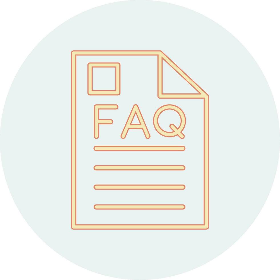 Faq Vector Icon