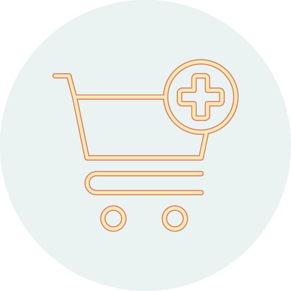 icono de vector de carrito de compras