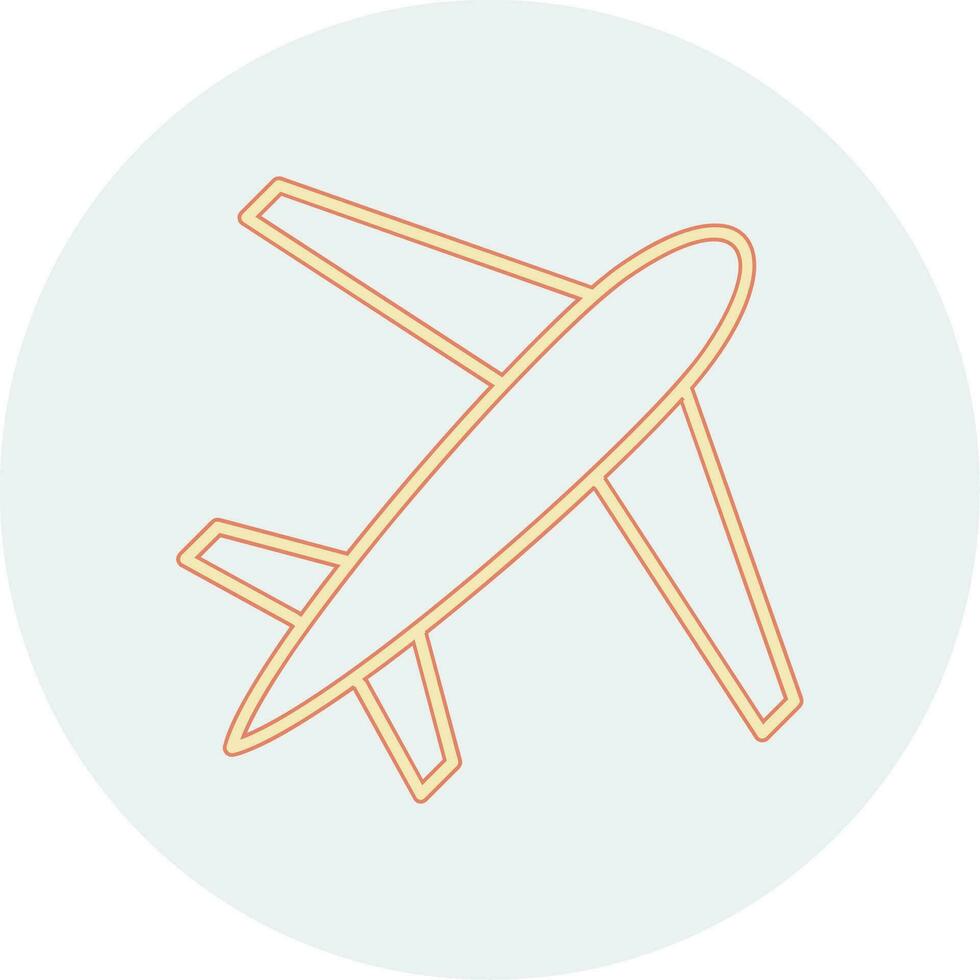 icono de vector de avión