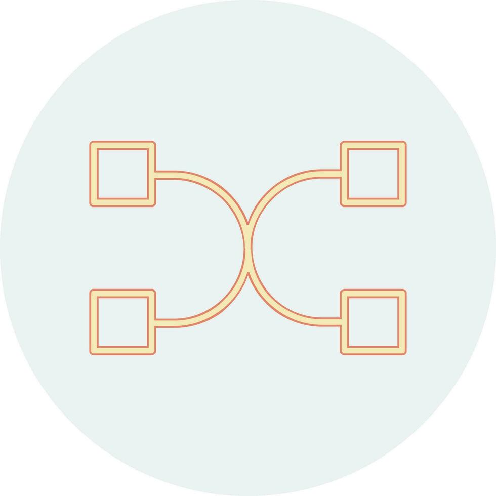 Many To Many Vector Icon