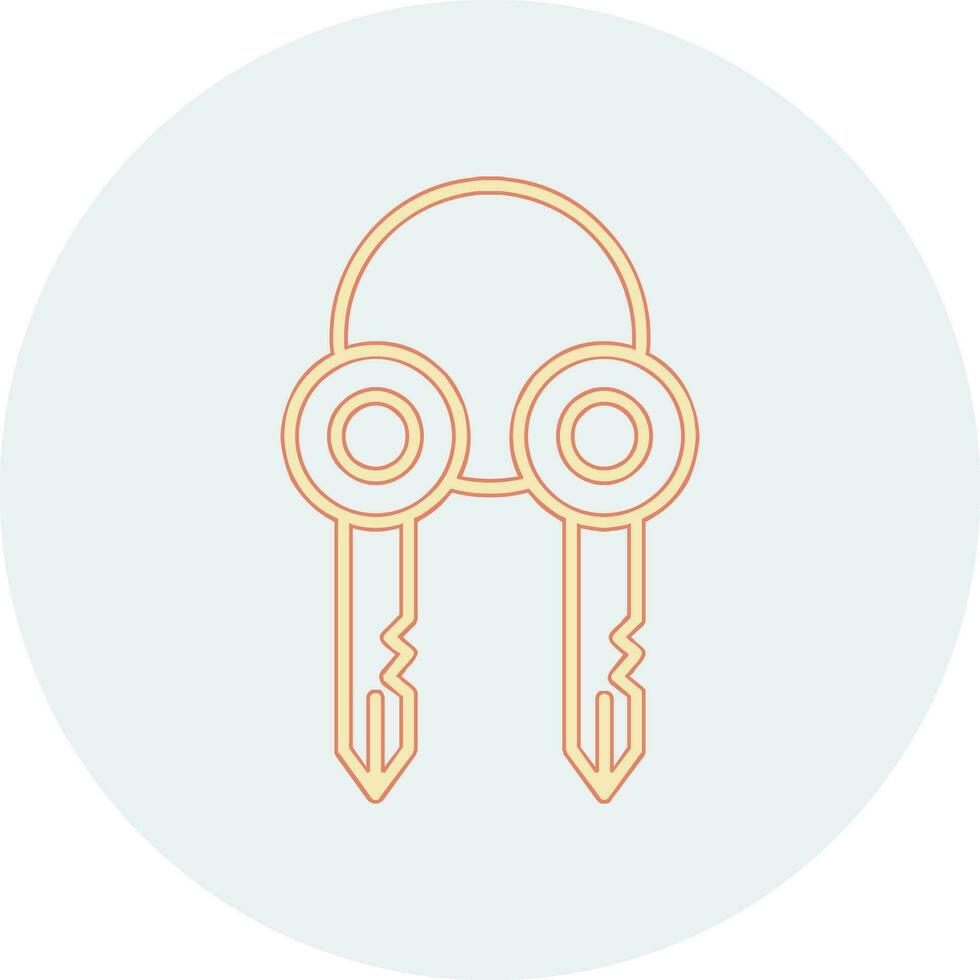 Surrogate Key Vector Icon