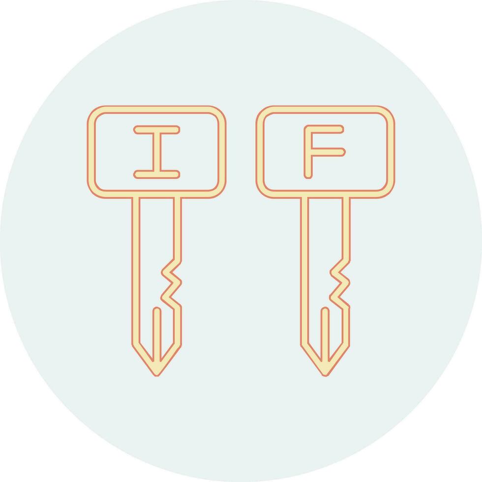 Foreign Key Vector Icon