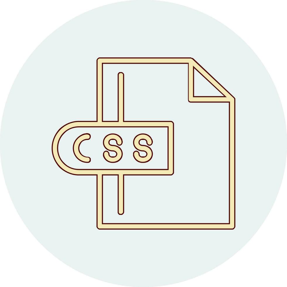Css File Vector Icon