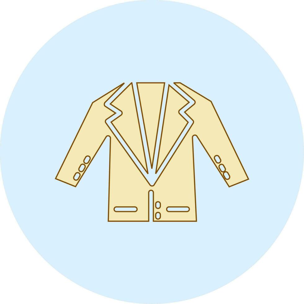 icono de vector de traje