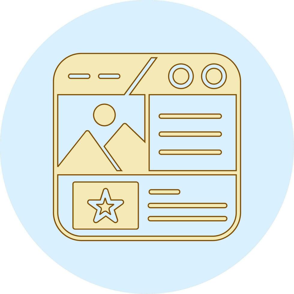 Landing Page Vector Icon