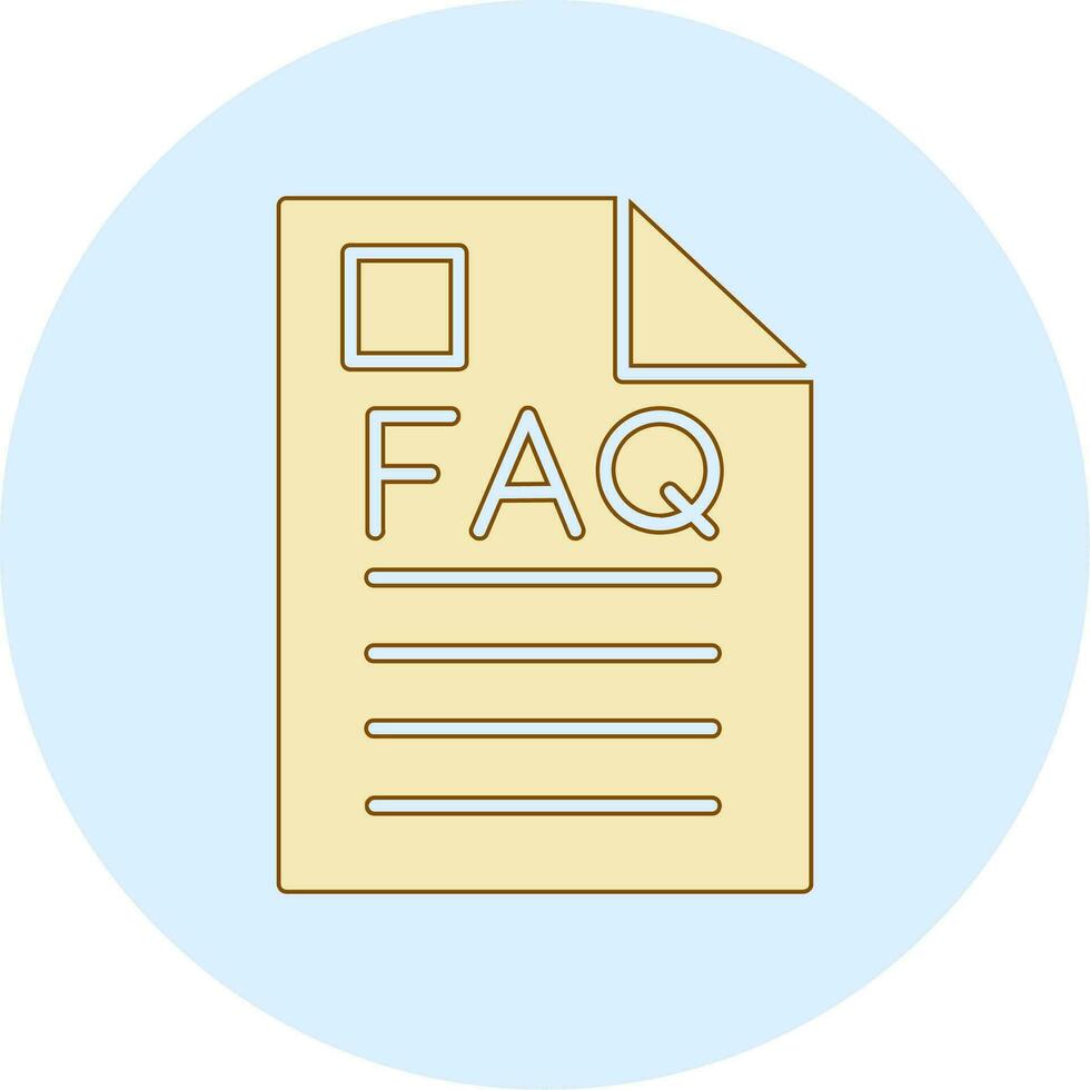 Faq Vector Icon