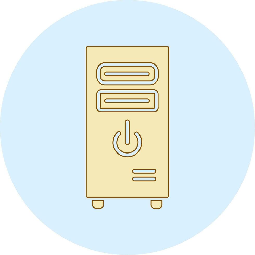 Cpu Tower Vector Icon