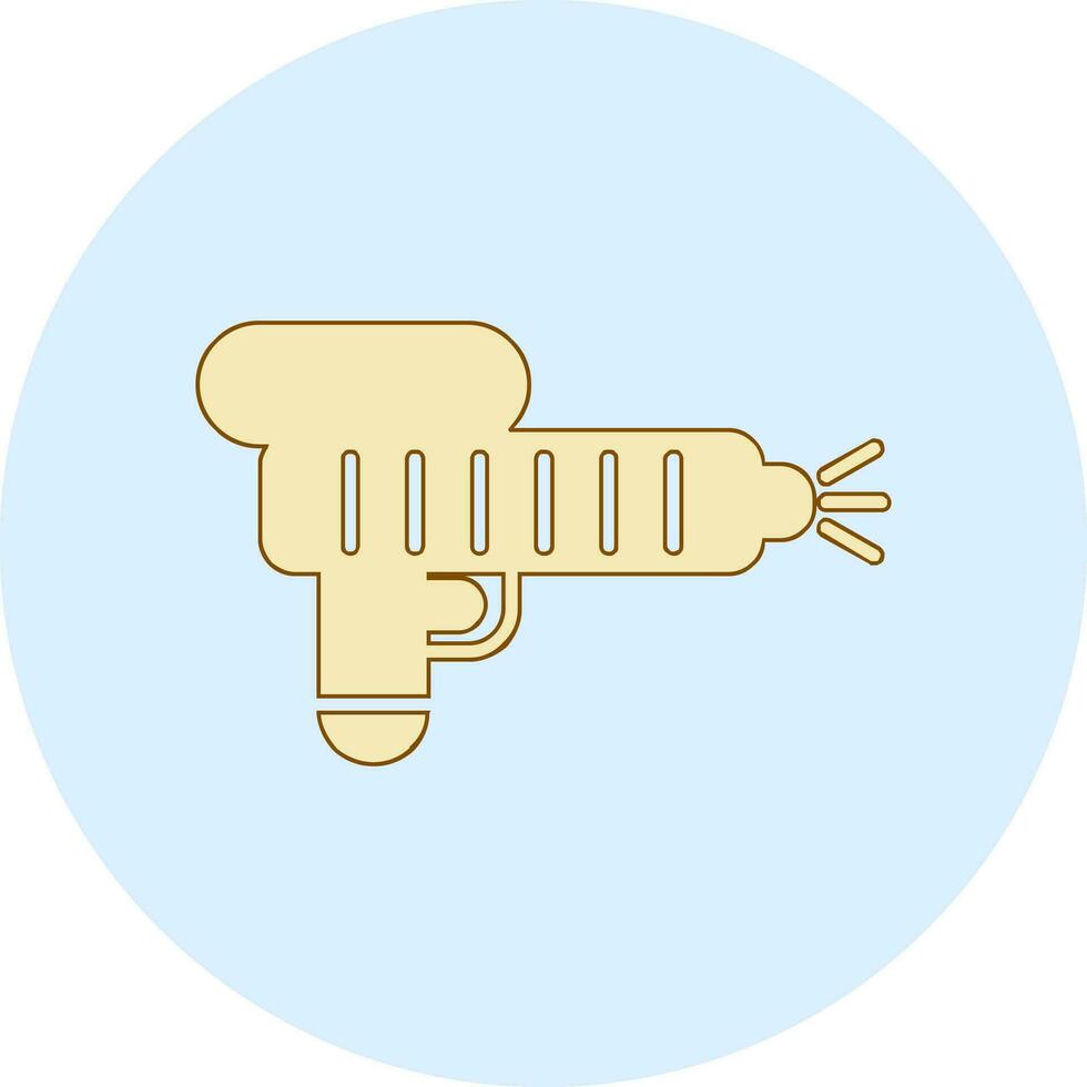 icono de vector de pistola de agua