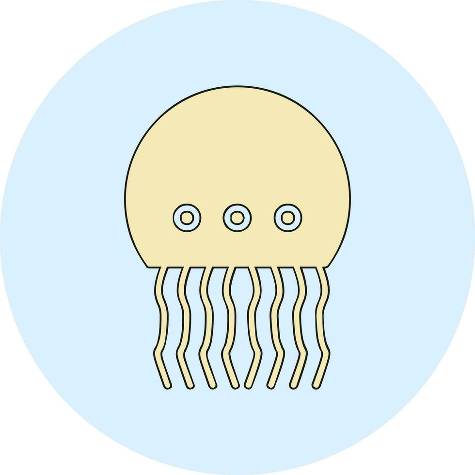 Jellyfish Vector Icon