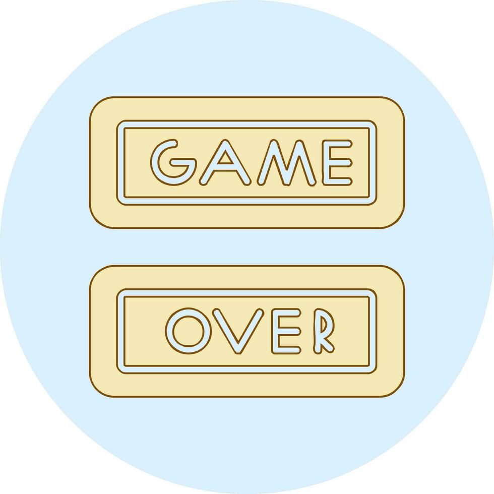 Game over Vector Icon