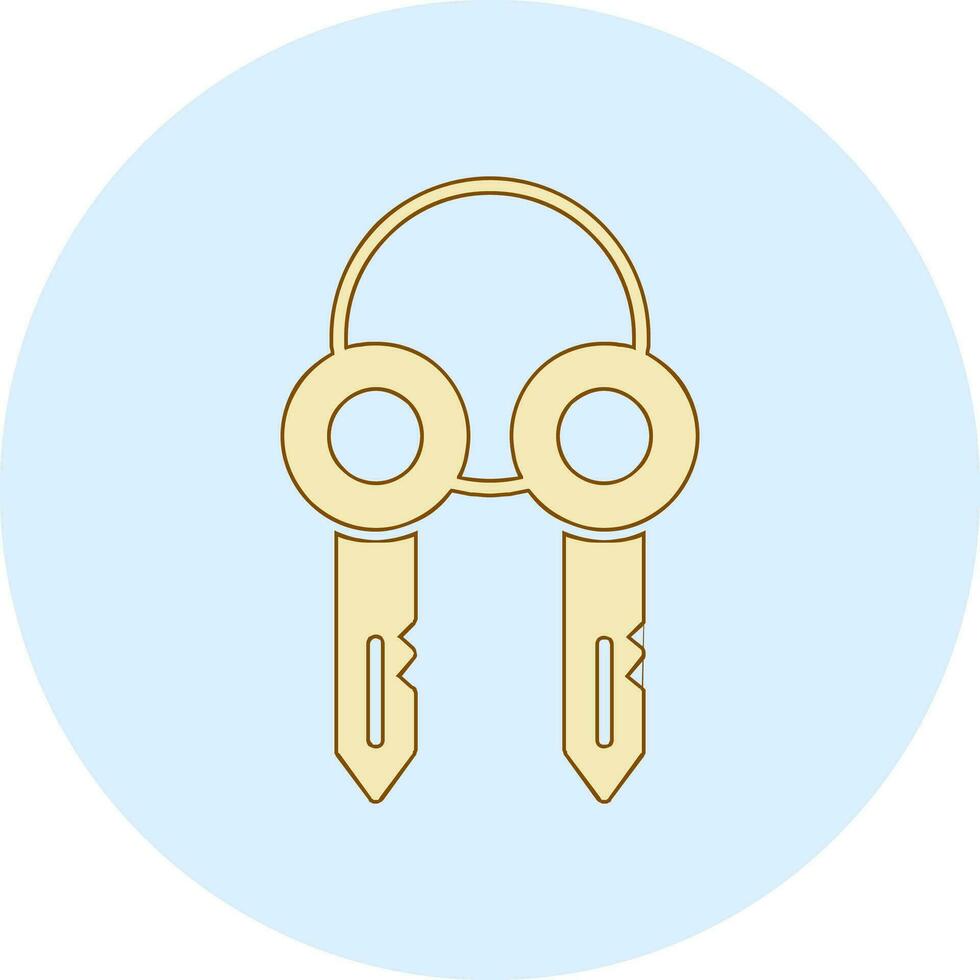 Surrogate Key Vector Icon
