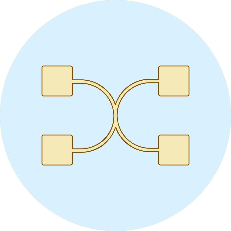 Many To Many Vector Icon