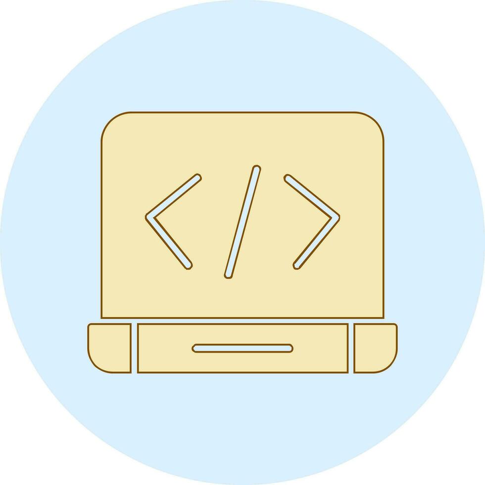 Web coding Vector Icon
