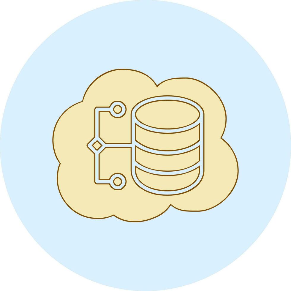 Cloud Data Vector Icon