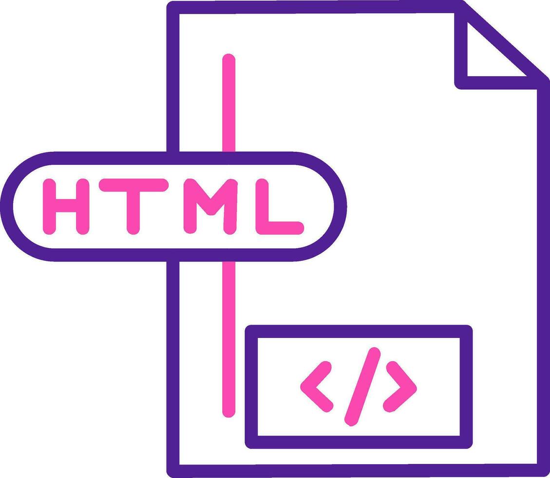 Html File Vector Icon