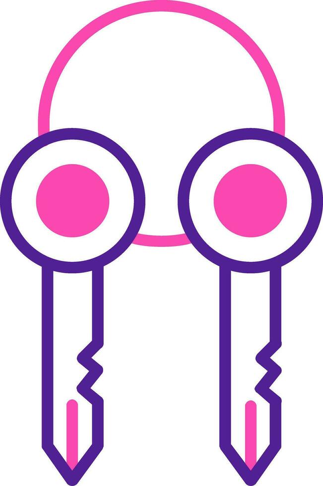 Surrogate Key Vector Icon