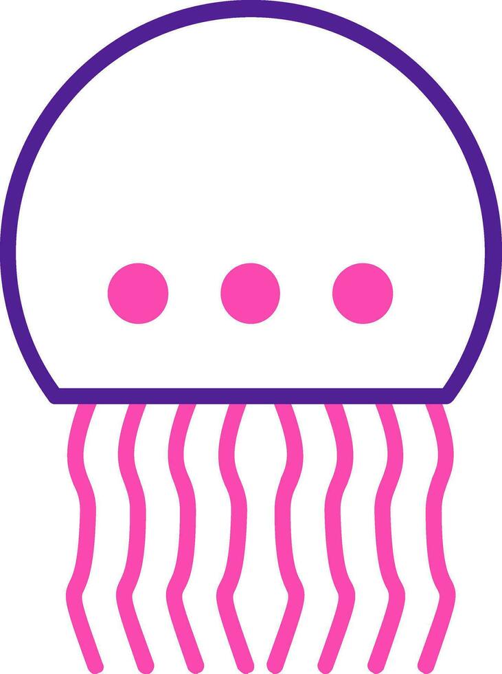 Jellyfish Vector Icon